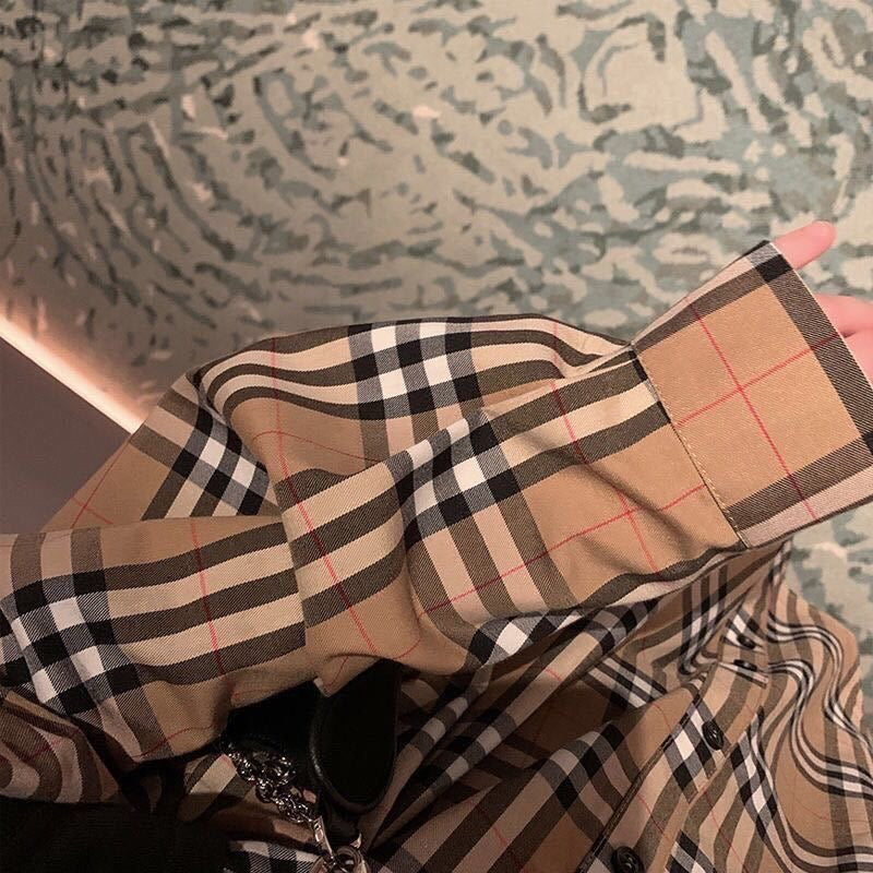 【dress】肩開き切り替えチェック柄ワンピースF8137