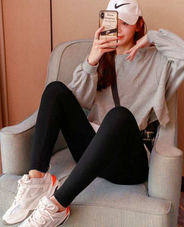 【bottoms】いよいよ本番!秋冬レディース暖かい裏起毛タイツ無地痩せや保温防寒ズボンスキニー美脚レギンスF1270