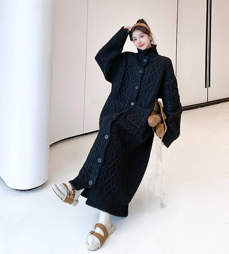 【dress】ロングニットワンピース N2187