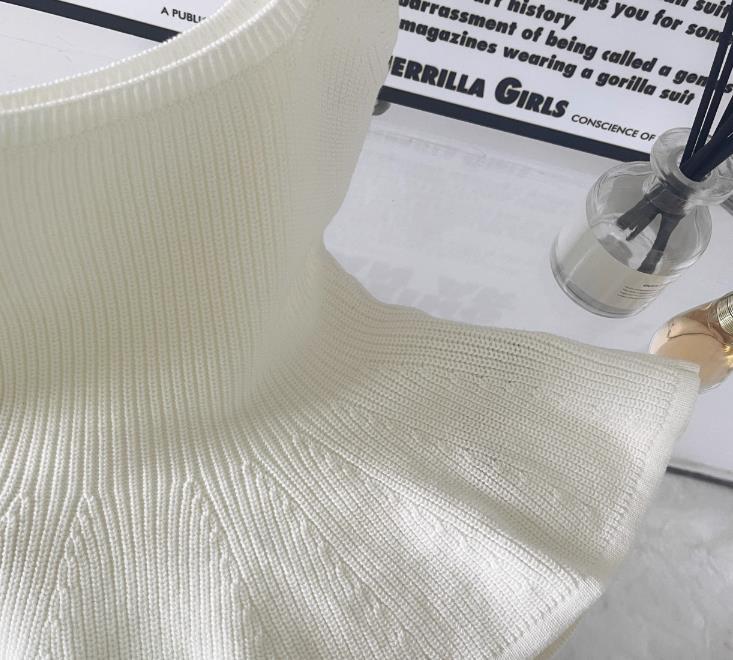 【tops】ペプラムタンクトップF7084