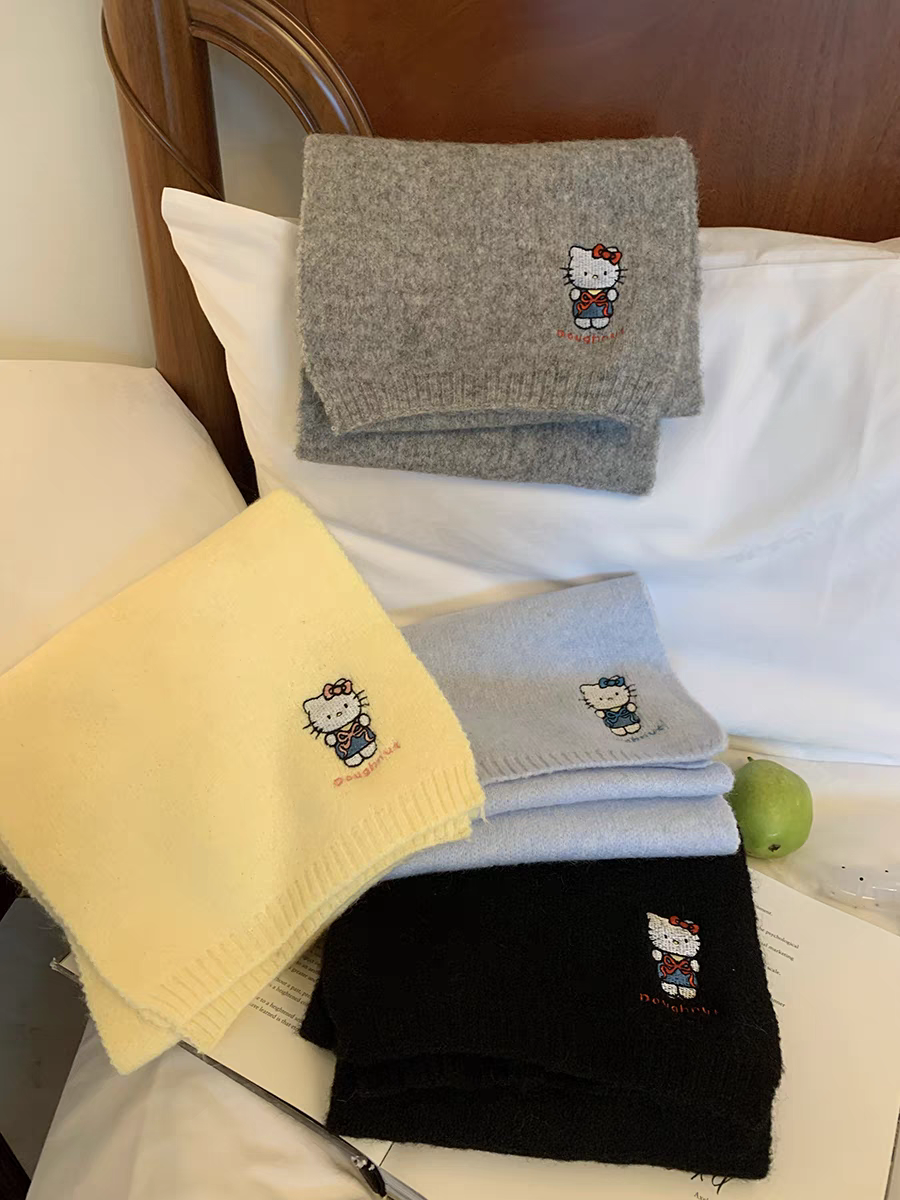 【小物】キャラクターニットスカーフG23760