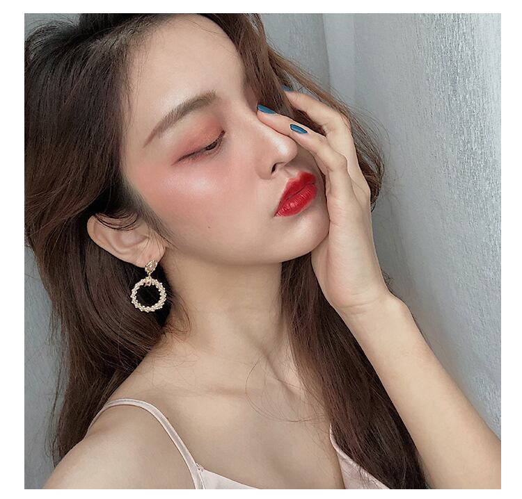 【小物】激売れ中 chicエレガントオシャレパールピアスアクセサリー