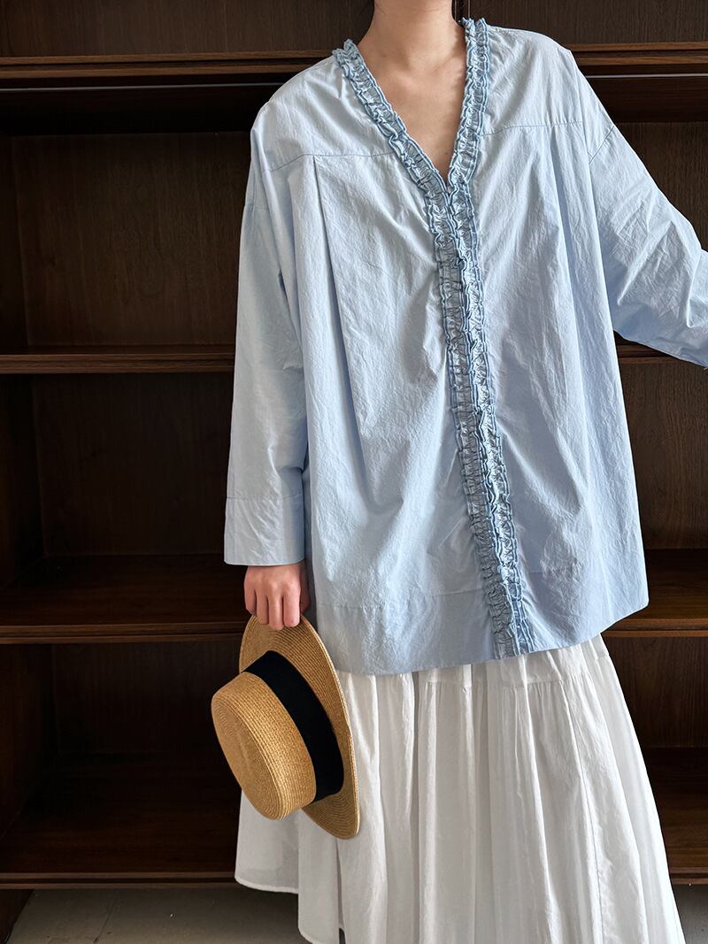 【tops】2WAYギャザーフリルトップス N2989