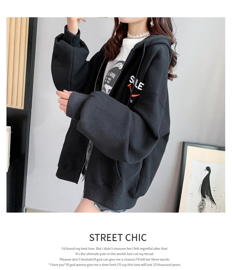 【outer】今季トレンド早秋新作INS風フード付き長袖配色3色カジュアル着回しジャケットF0718