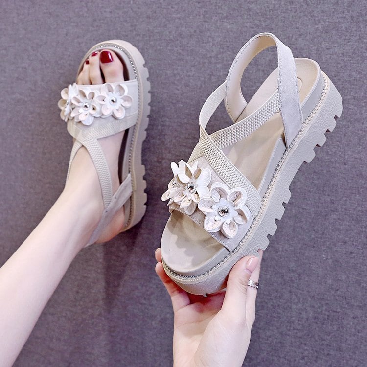 【shoes】立体フラワーサンダル M24651