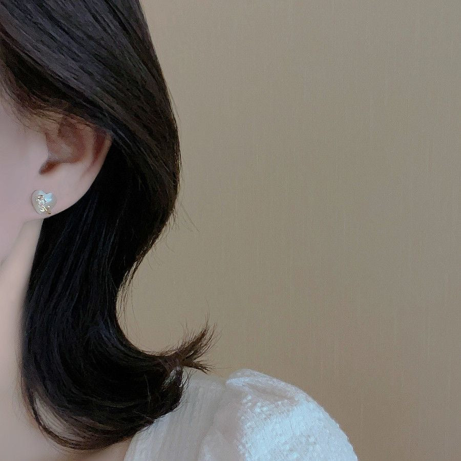 【小物】ハート柄ピアスアクセサリーF7802