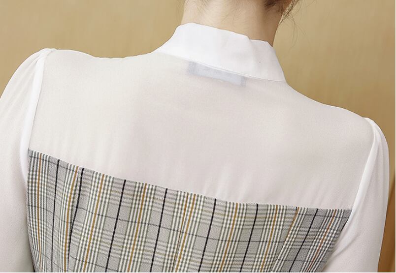 【set】柔らかくて優しい!気質満点レトロINS風チェック柄スーツトップス+パンツ2点セット G5303