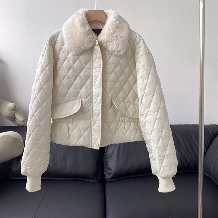 【outer】店長推薦秋冬~ 長袖韓国風ファッション着回しショート丈厚手コートW0605