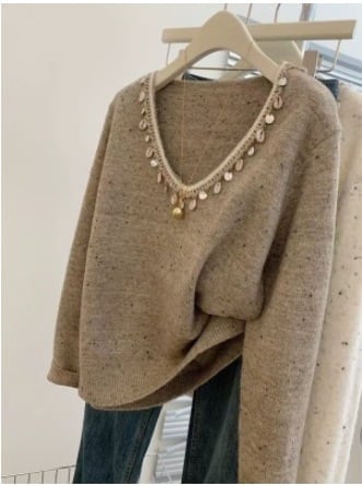 【tops】ニットセーター M29256