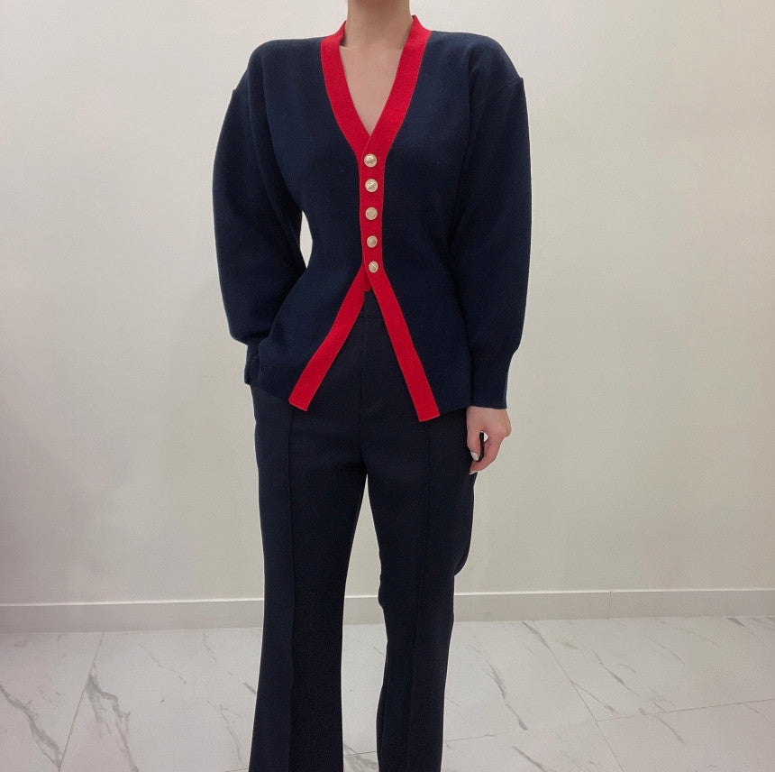 【tops】VネックニットセーターG23855