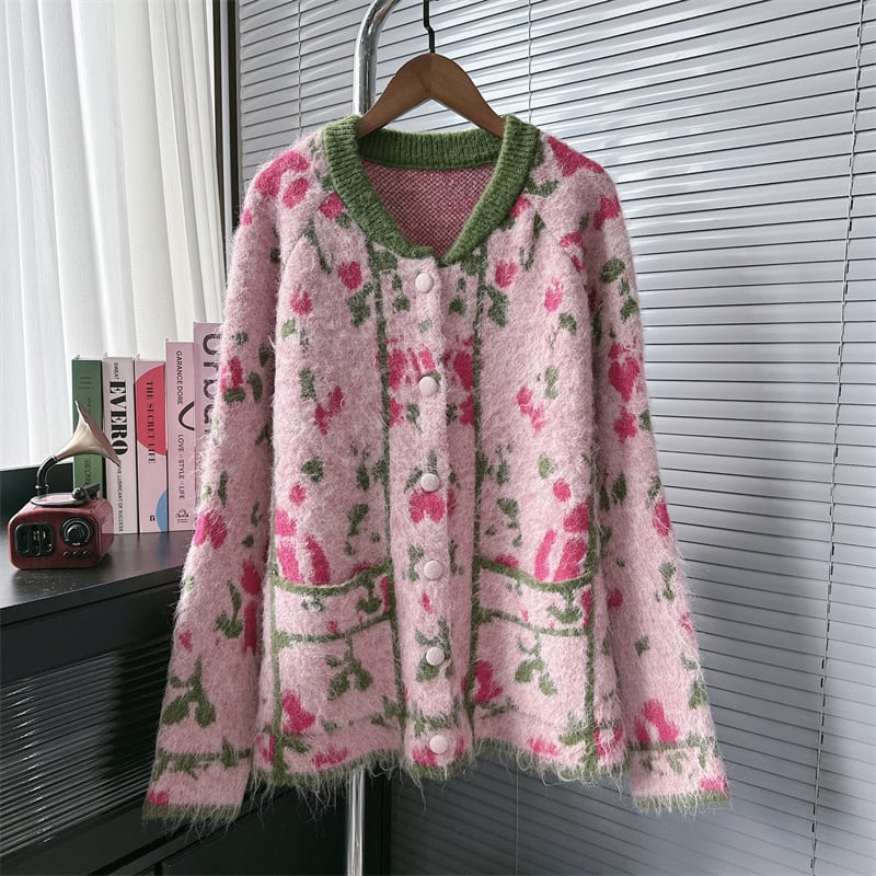 【outer】ニットカーディガン N2708