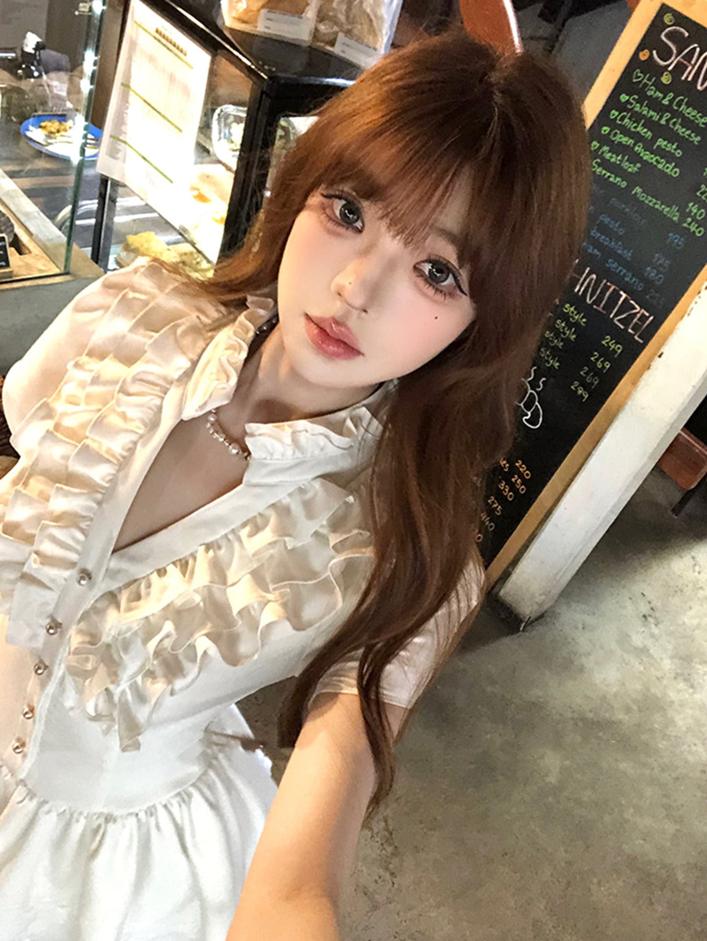 【dress】フリルミニワンピース M30795