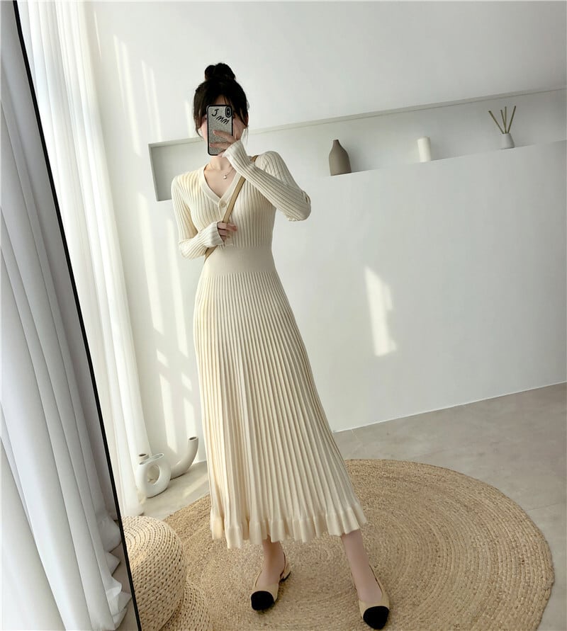 【dress】ニットワンピース M25489