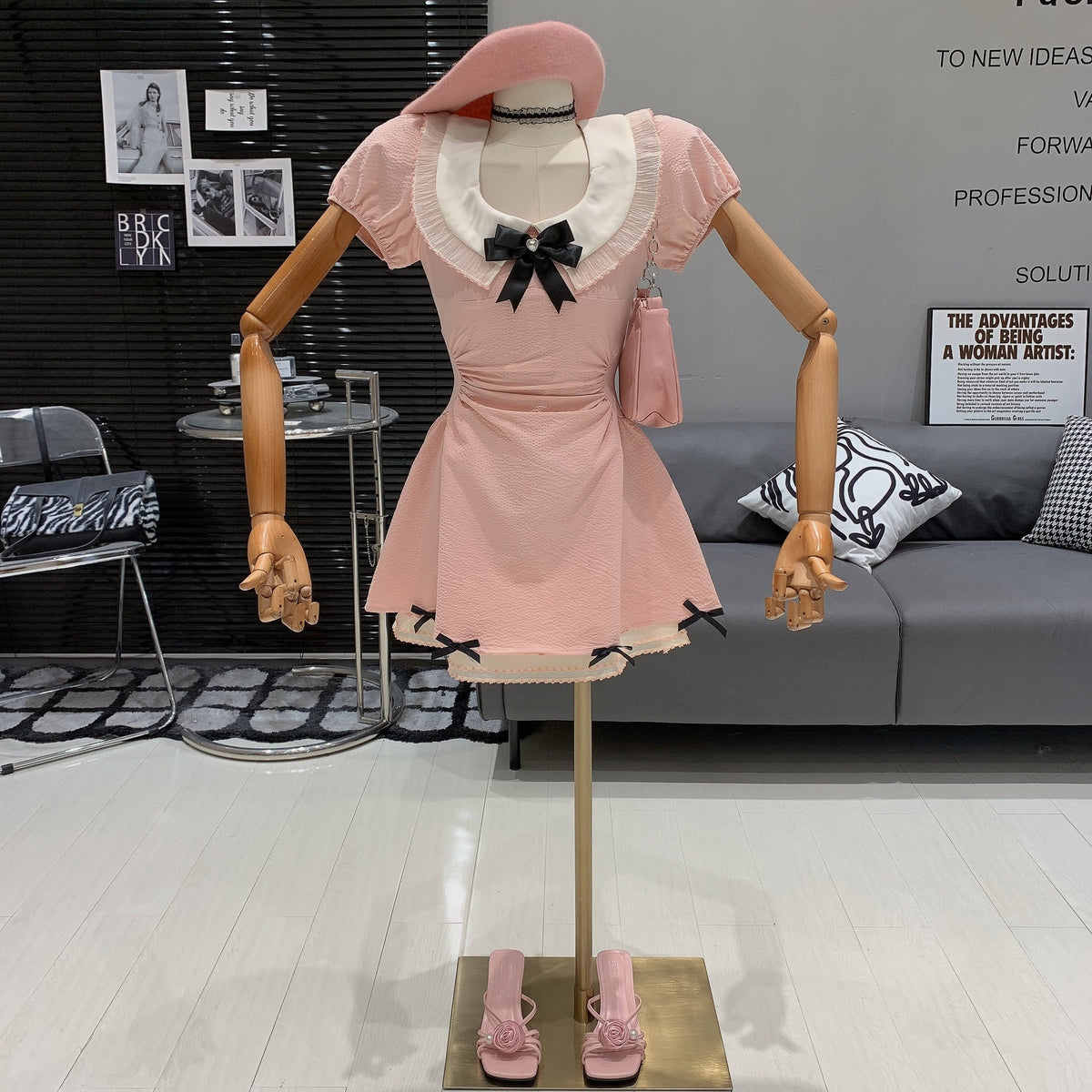 【dress】リボン付きワンピース M25275