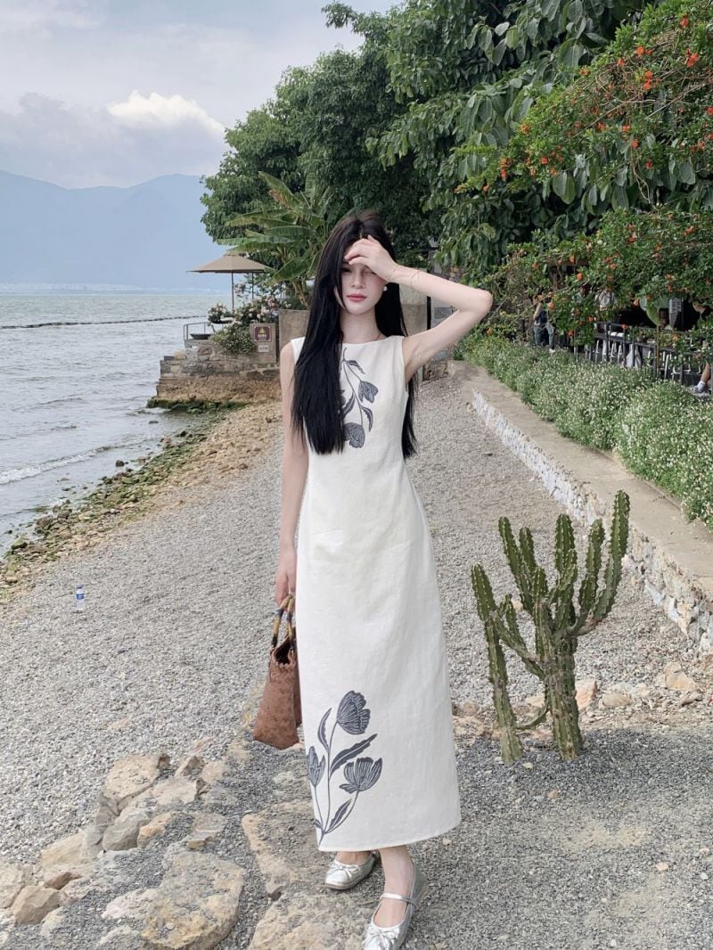 【dress】ノースリーブワンピース M24528