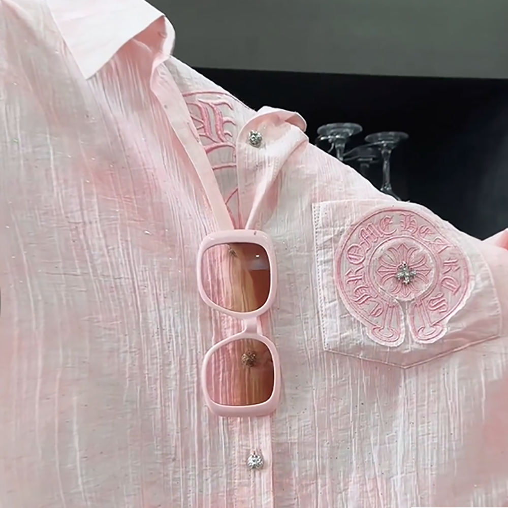 【tops】2色POLOネック長袖ブラウスF8027