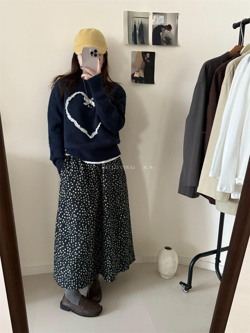 【tops】クルーネックニットセーター M27970