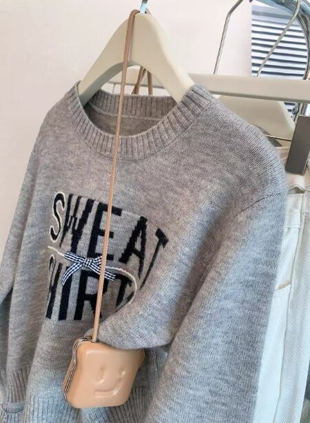 【tops】クルーネックニットセーター M29279