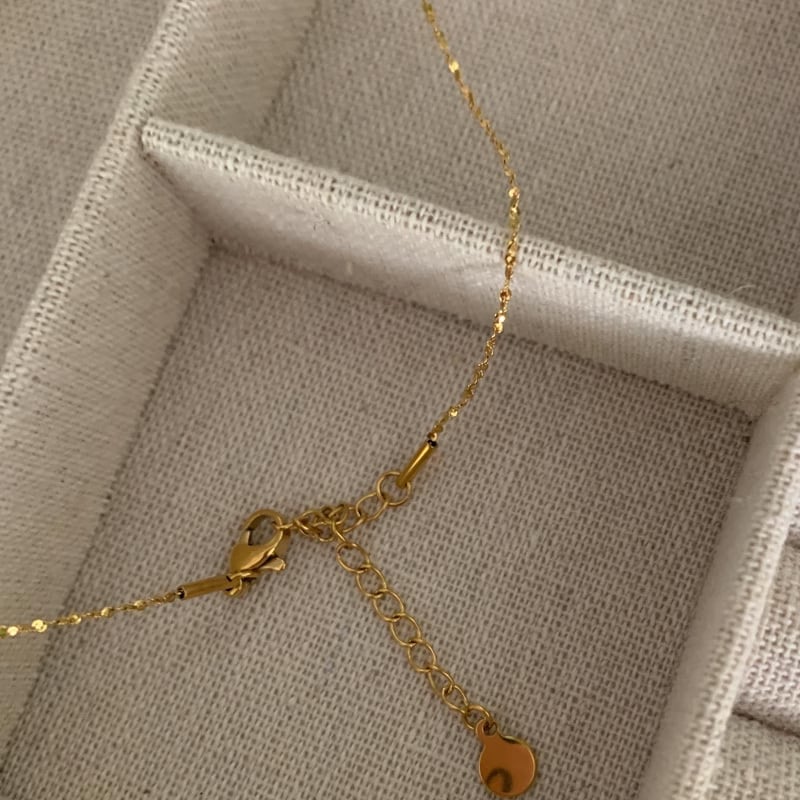 【小物】英字柄ネックレスアクセサリーF7582