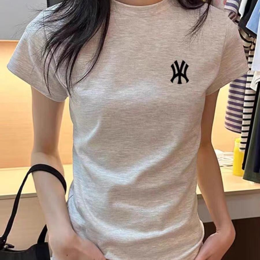 【tops】2色半袖英字柄TシャツF7807