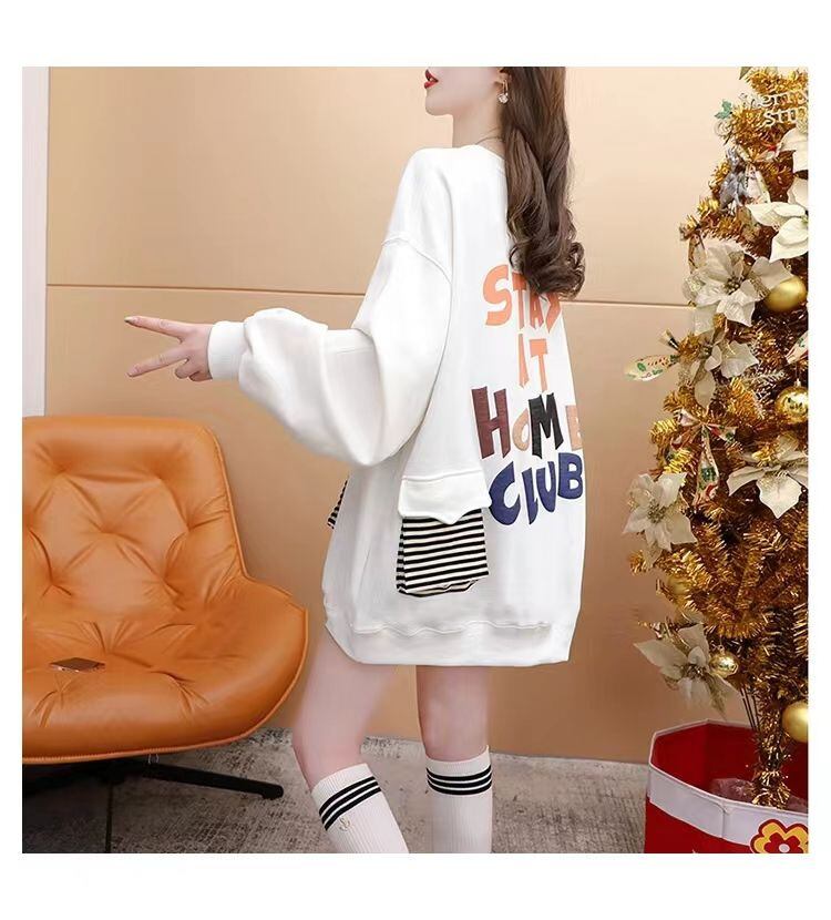 【tops】クルーネックパーカー M18556