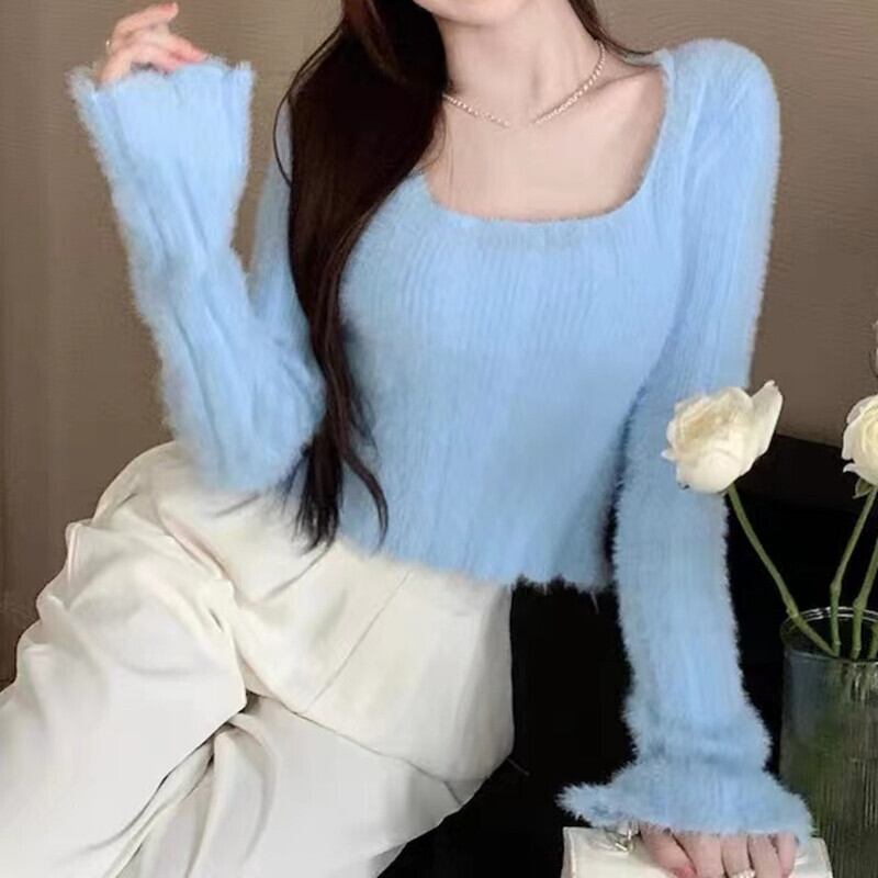 【tops】ニットプルオーバー M19114