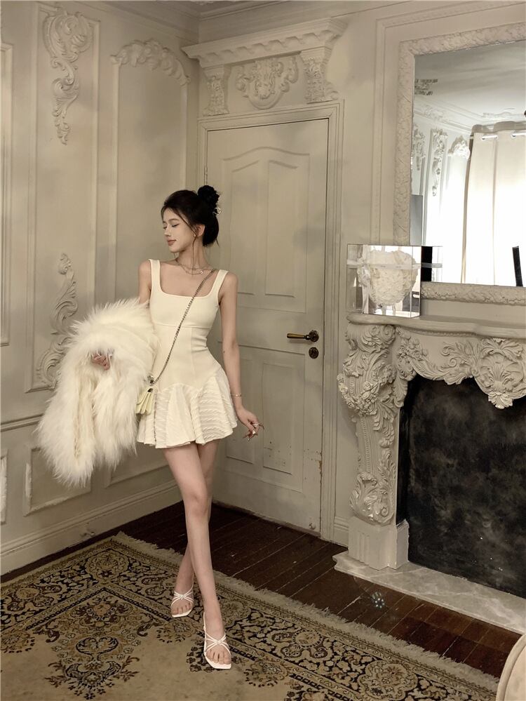 【dress】Aラインキャミワンピース G20410