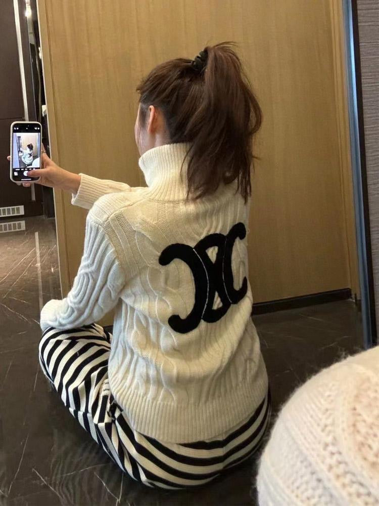 【outer】ラウンドネックニットカーディガンF8017