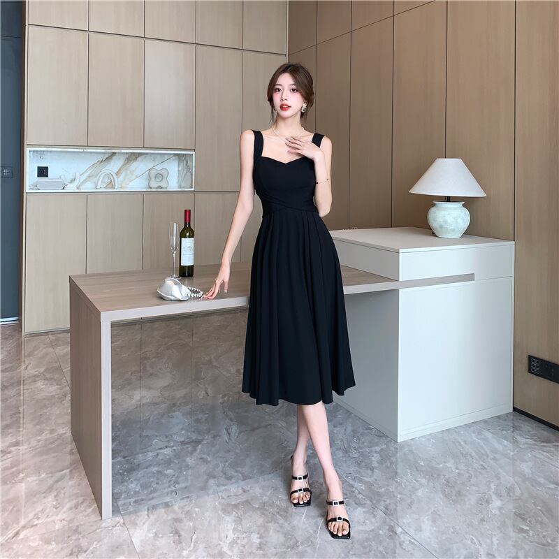 【dress】ギャザー サロペットワンピース G20461