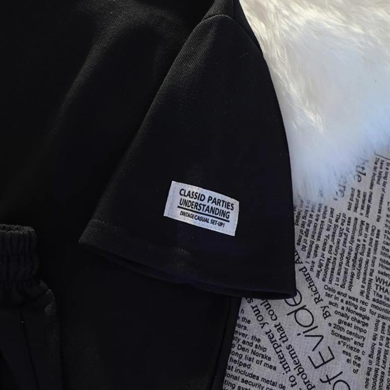 【set】ゆったりTシャツ+ショートパンツ2点セットF7379