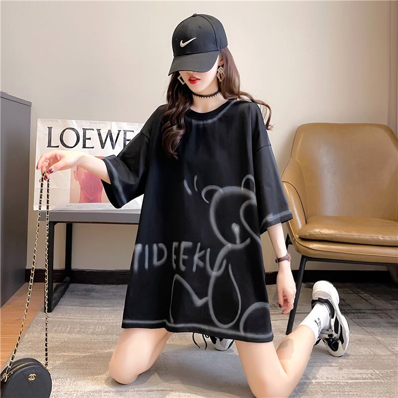 【tops】スウィート韓流スタイルトップス合わせやすいINS風Tシャツ G6704