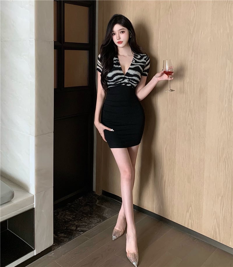 【dress】切り替えデートワンピース M24264