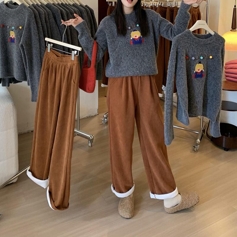 【tops】クルーネックニットセーター M28729