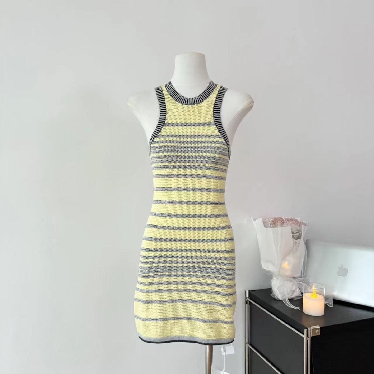 【dress】ニットベストワンピース M24471