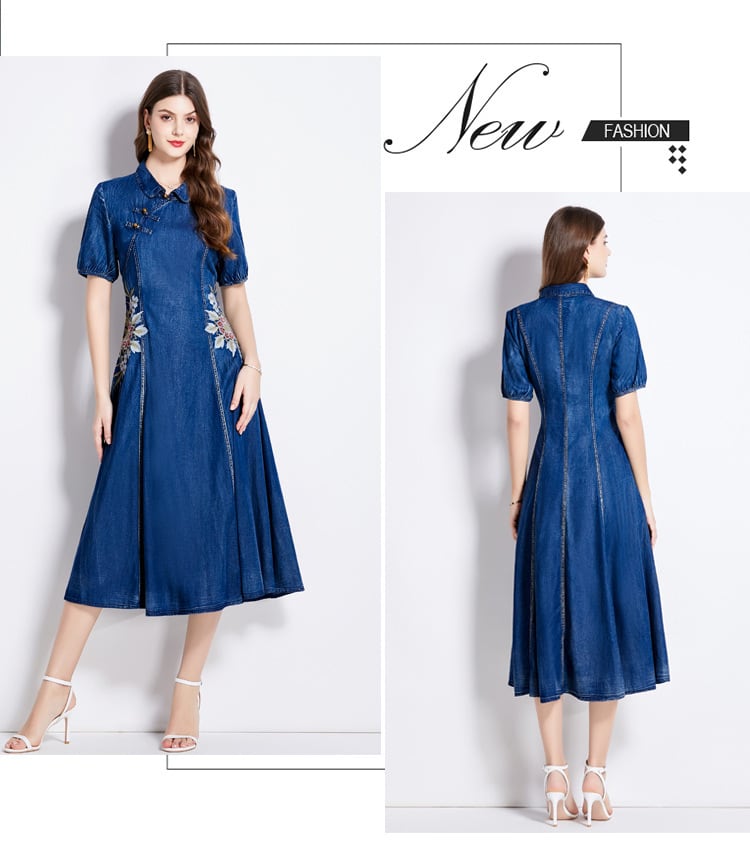 【dress】デニムワンピース M24577