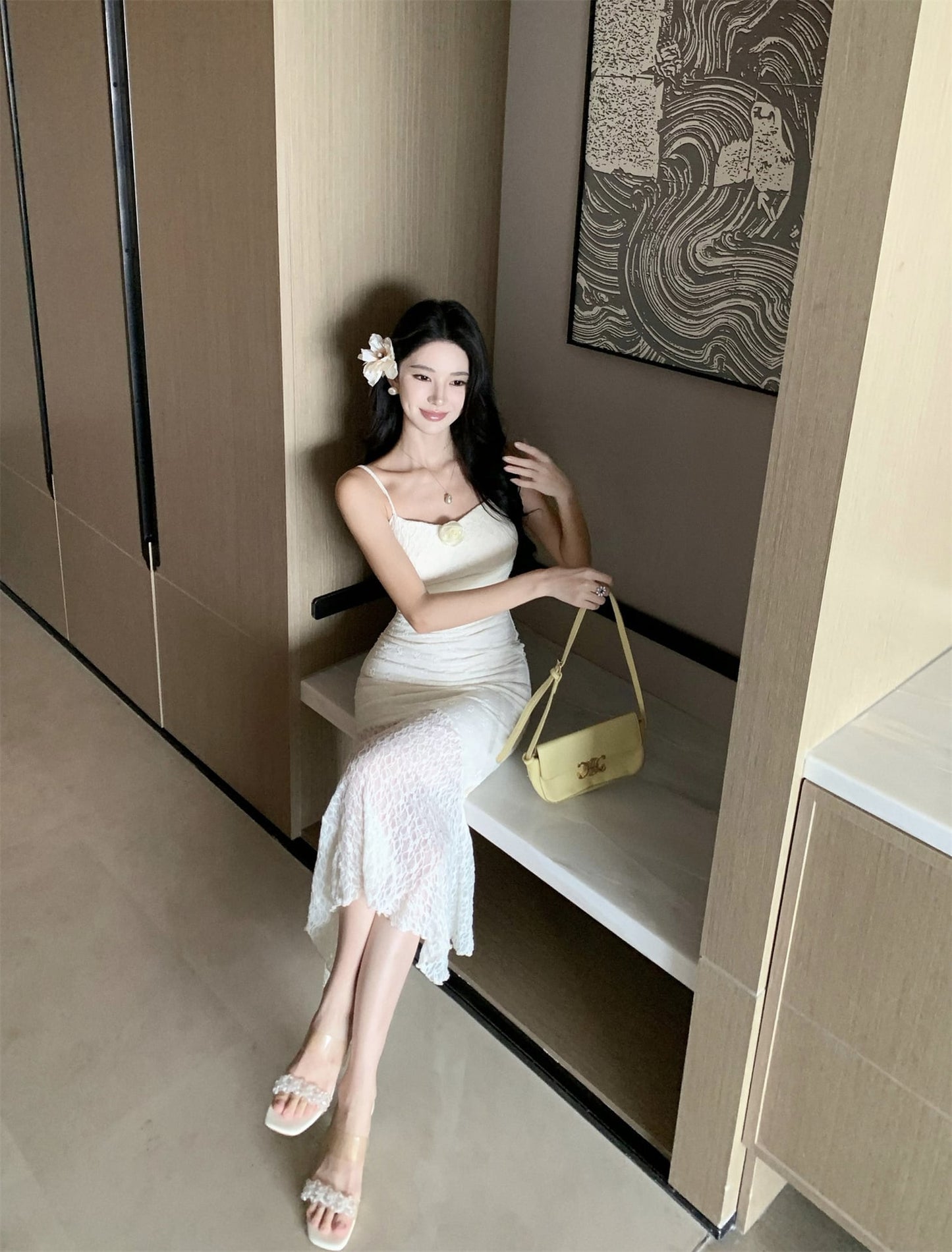 【dress】レースタイトキャミワンピースG21259