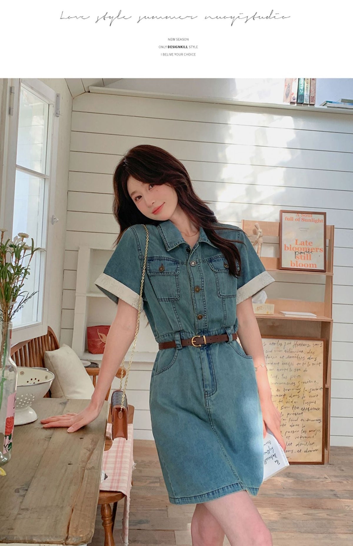 【dress】デニムワンピース M23932