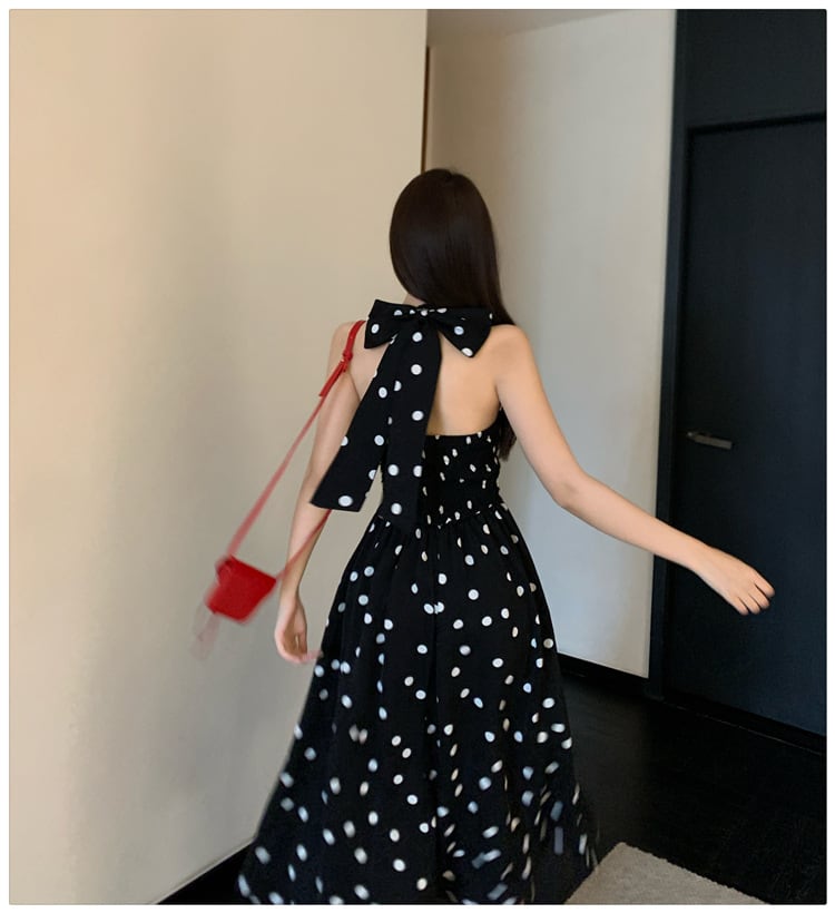 【dress】ドット柄ワンピース M23911