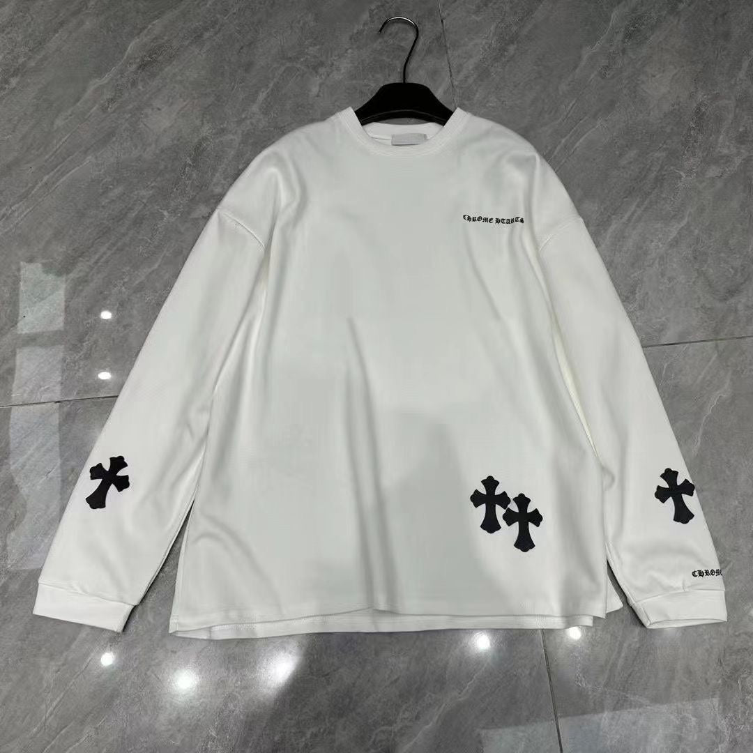 【tops】ラウンドネック長袖パーカーF8028