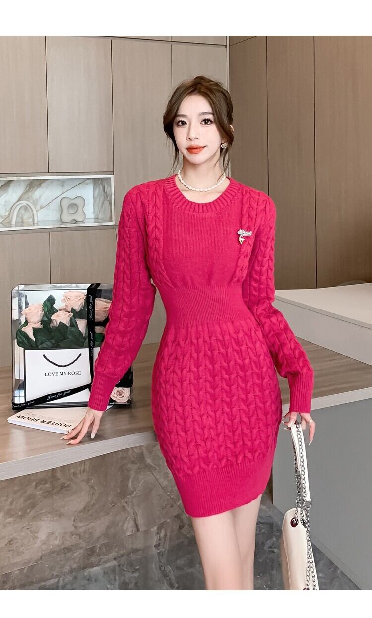 【dress】ニットワンピース M18797