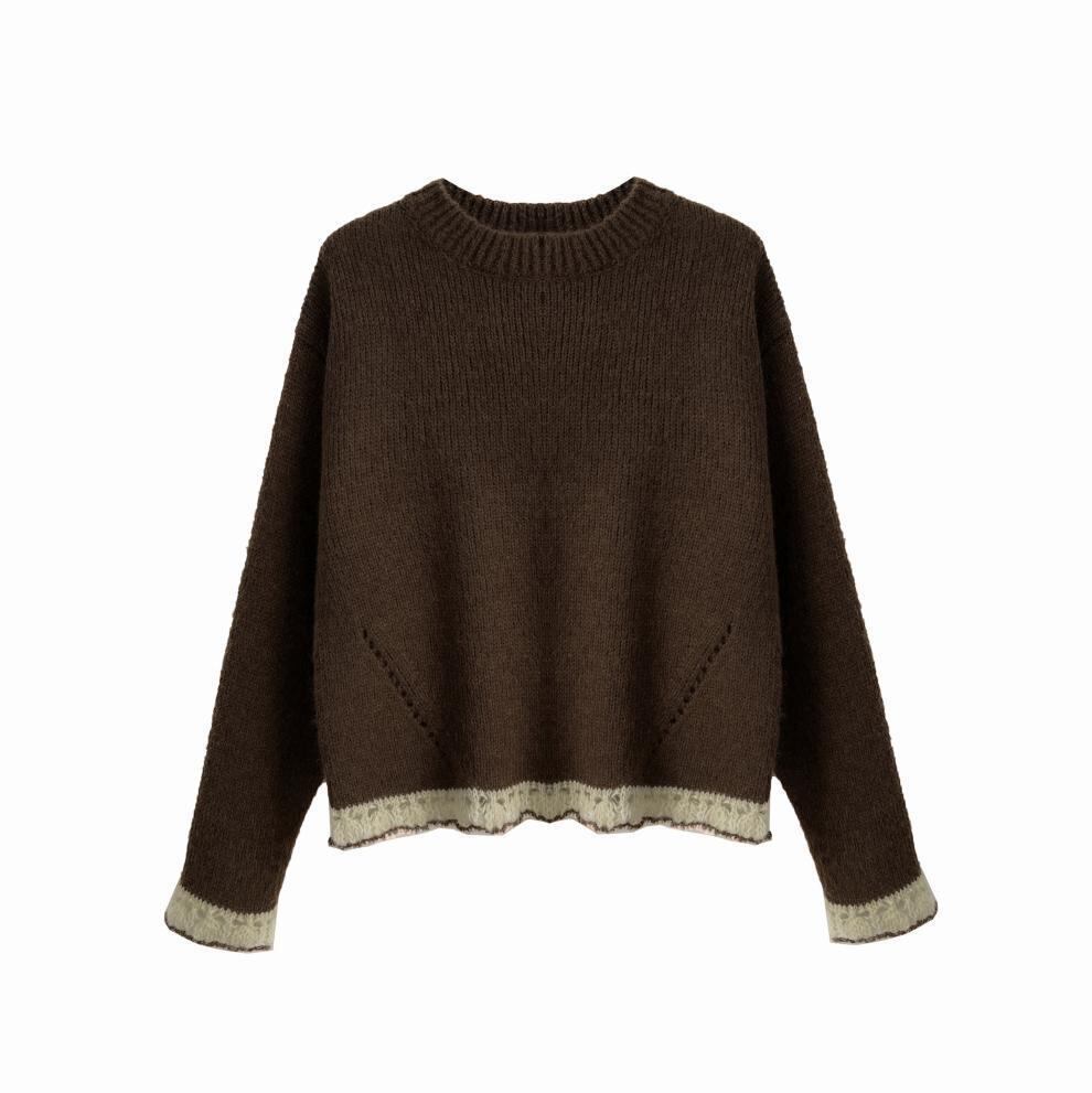 【tops】クルーネックニットセーター M29281