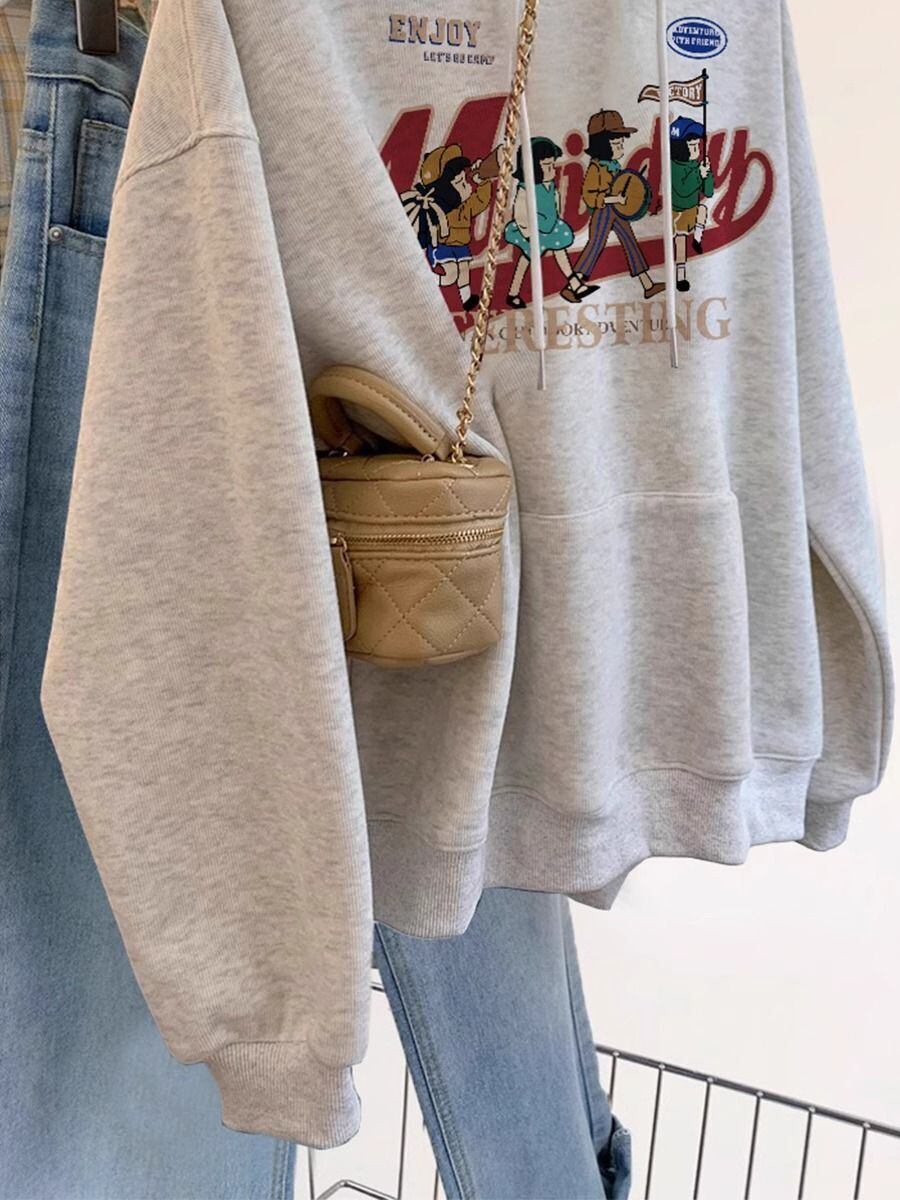 【tops】プリントフーディーパーカー M28992