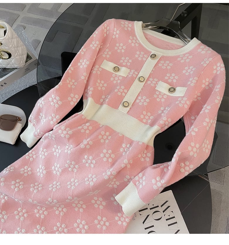 【dress】ニットワンピース M25379