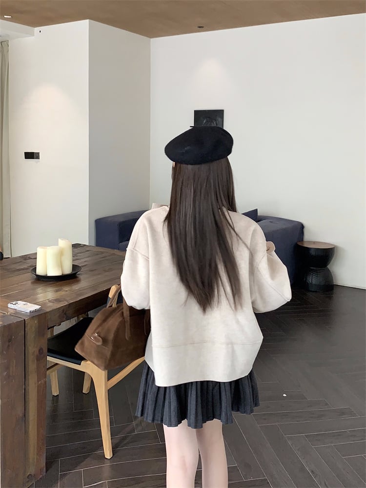 【outer】ショートコートマフラー付き M27679