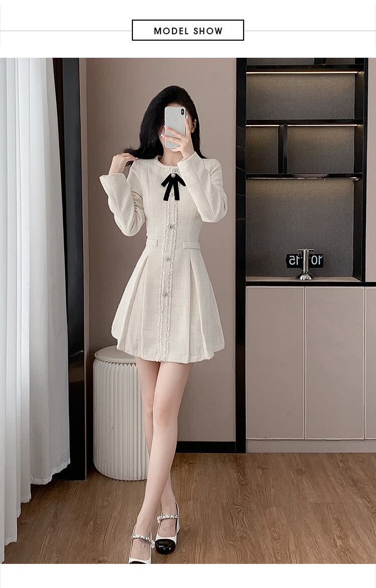 【dress】リボン付きデートワンピース M27659