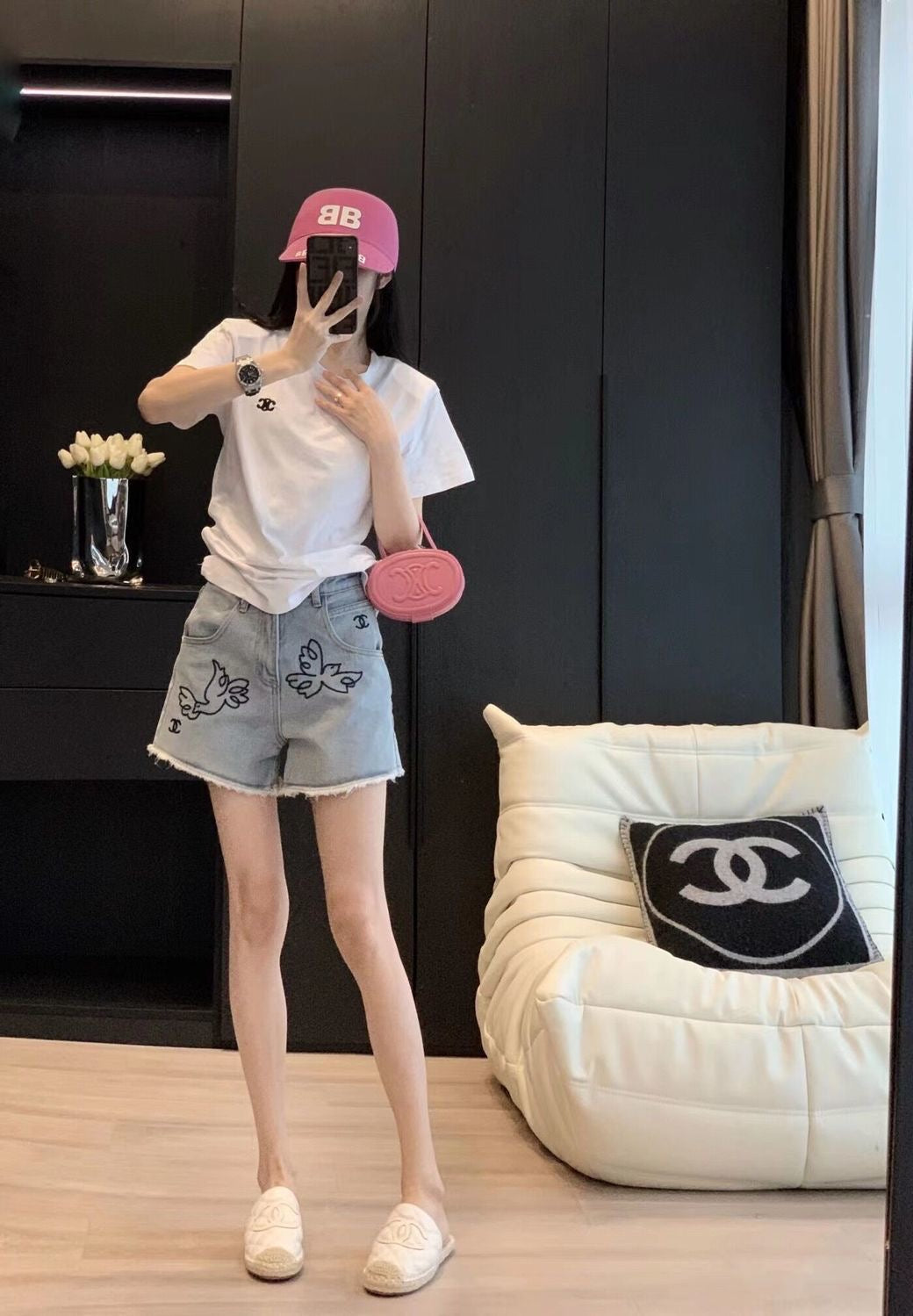 【tops】2色ラウンドネックTシャツF7629