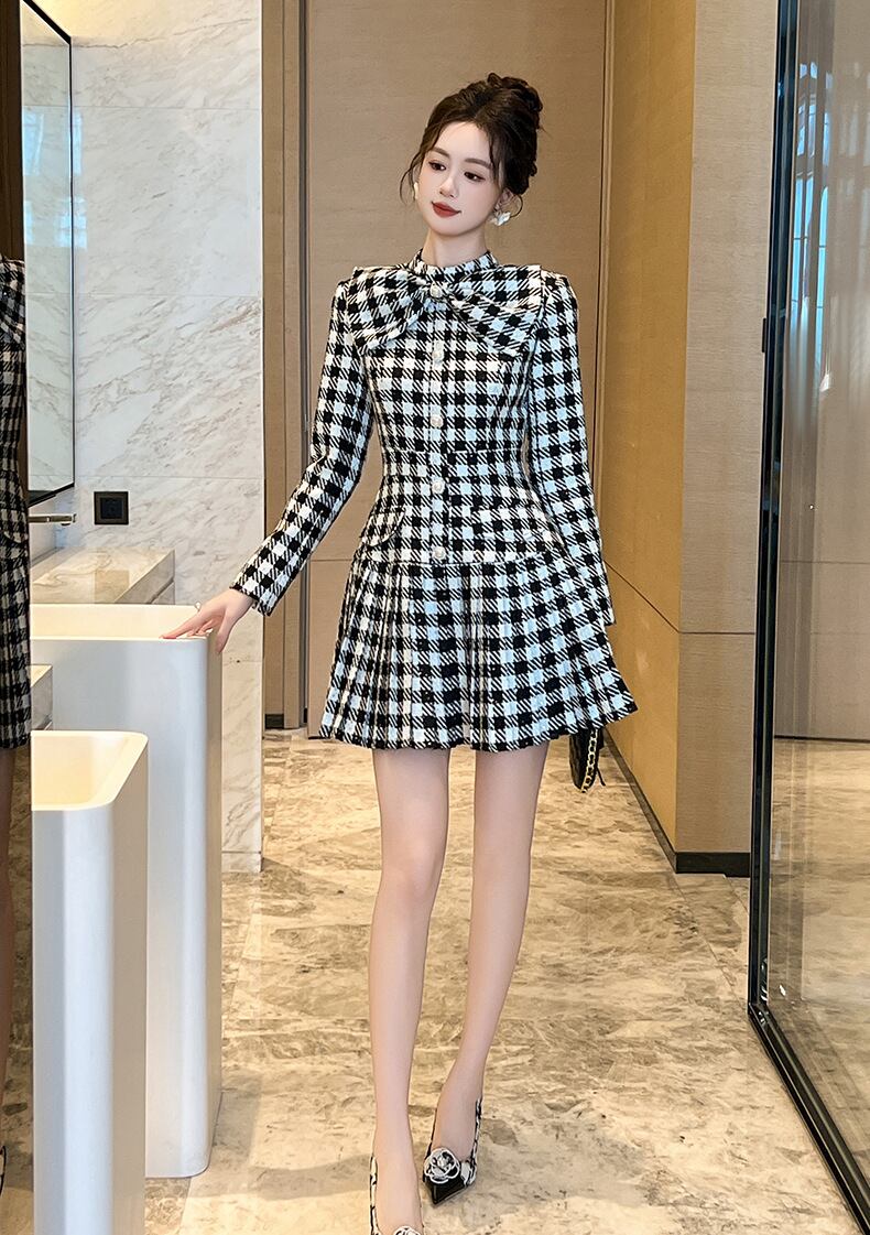 【dress】リボン付きデートワンピース M28044