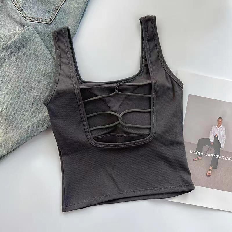 【tops】カップ付きキャミソール M29519