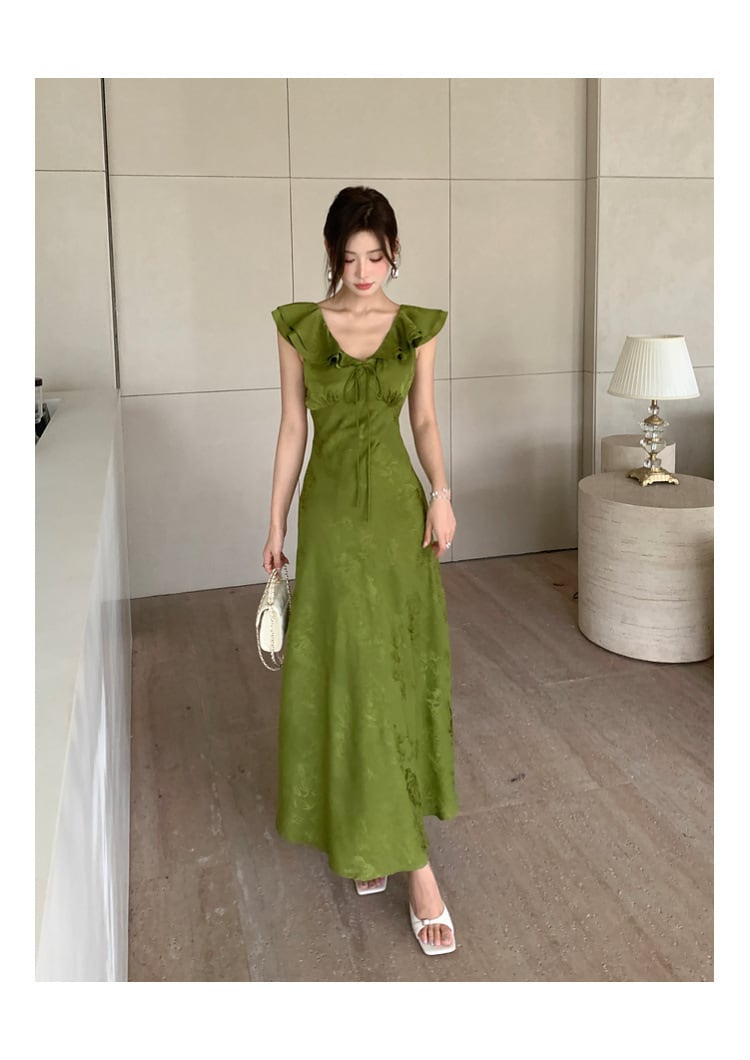 【dress】フリルワンピース M24647