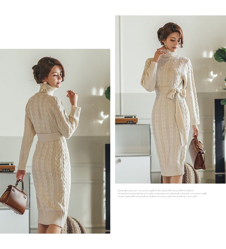 【dress】ハイネックワンピース M18805